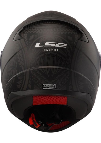 Rapid Takaroa Mat Siyah Motosiklet Kaskı modelleri