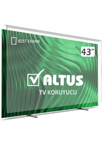 Altus AL43FHD6023 Tv Ekran Koruyucu - Altus 43" Inç 108 Ekran Koruyucu