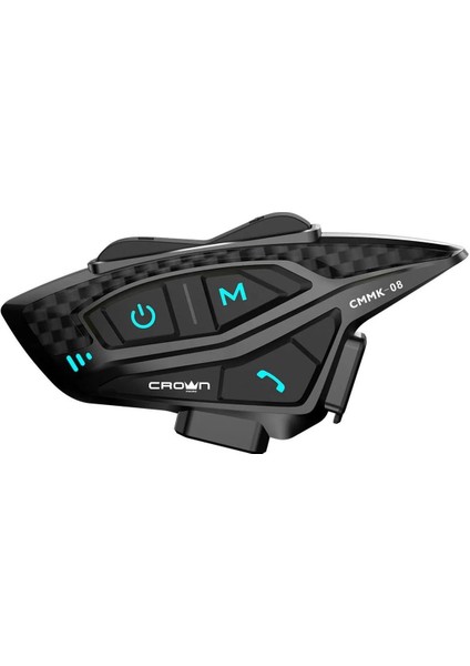 Crown Micro Cmmk-08 Kask Bluetooth Kulaklık Mikrofon Seti - Interkom