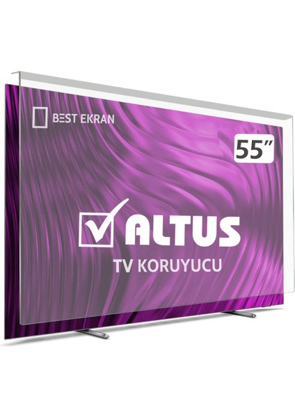 Altus AL55UHD9823 Tv Ekran Koruyucu - Altus 55" Inç 139 Ekran Koruyucu AL55 UHD 9823