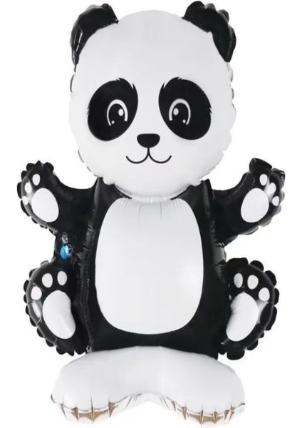 Ayaklı Panda Folyo Balon 58X42 cm