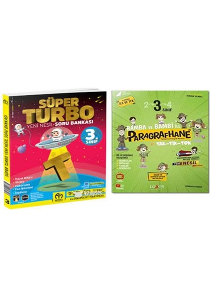 3. Sınıf Süper Turbo Yeni Nesil Soru Bankası - Paragraf Soru Bankası