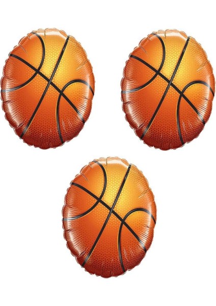 Basketbol Topu Folyo Balon 3 Adet 45 cm fiyatları