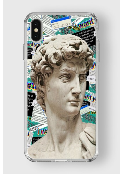 Apple iPhone x / Xs Uyumlu Sanat Tasarımlı Şeffaf Kılıf