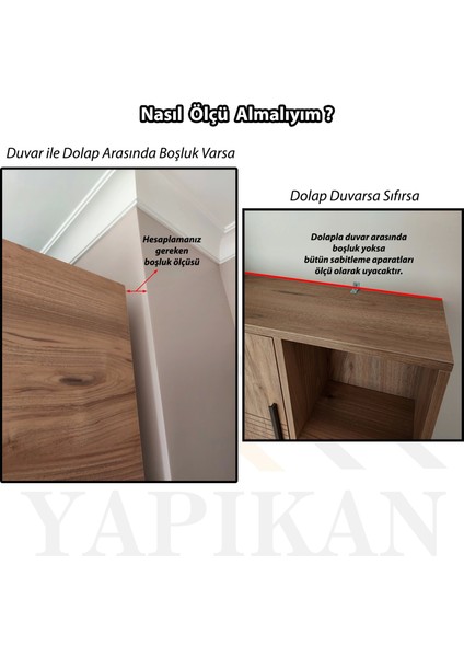 Beyaz Deprem Güvenliği Dekoratif Dolap Sabitleme Aparatı Seti 6 x 16.5 cm - Mobilya Gardırop Portmanto Eşya Duvara Sabitleyici Aparat - Orta Yük L Demir Gönye Köşebent