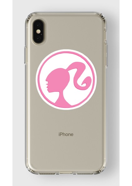 Apple iPhone Xs Max Uyumlu Barbie Tasarımlı Şeffaf Kılıf