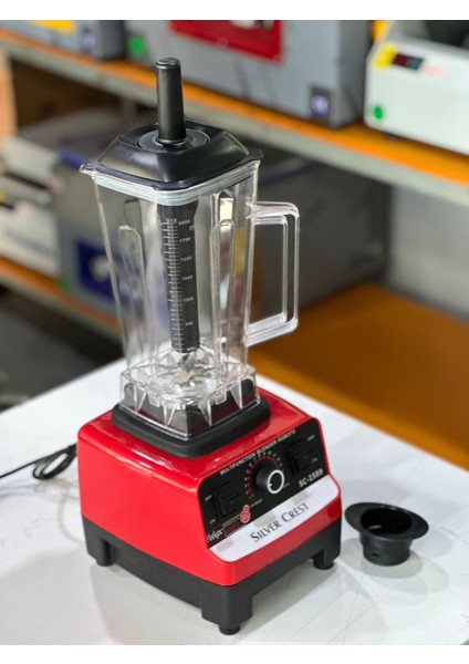 New Silver Crest Blender - Bar Cafe Blender Kırmızı