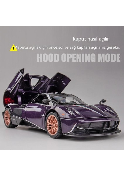 1:32 Ses ve Hafif Alaşımlı Pagani Spor Araba Modeli (Yurt Dışından)