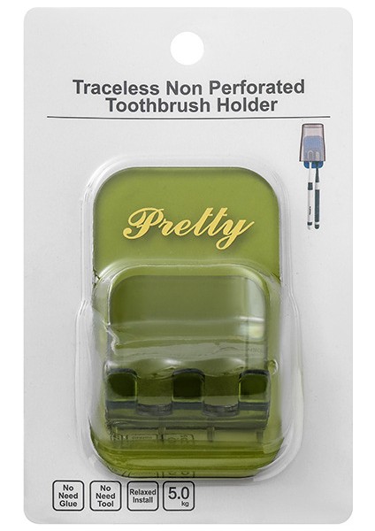 Tuvalet Ücretsiz Delme Duvara Monte Diş Fırçası Rafı (Yurt Dışından)