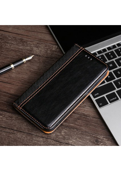 Kart Yuvalı Xiaomi Poco X6 Pro 5g Deri Telefon Kılıfı Için Telefon Kılıfı (Yurt Dışından)