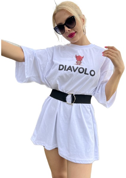 Oversize White Element Tshirt - Unisex