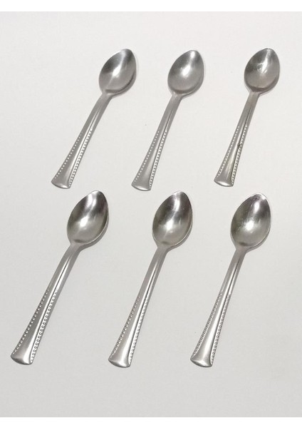 Paslanmaz Ince Çelik 24 Adet Çay Kaşığı modelleri