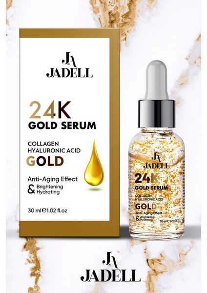 24K Altın Yüz ve Göz Çevresi Serumu – Kolajen ve Hyalüronik Asit İçerikli, Nemlendirici ve Aydınlatıcı, Tüm Cilt Tipleri için 30 ml indirimleri