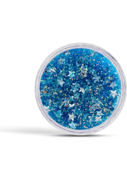 Jel Formlu Parlak Glitter - Sky Blue