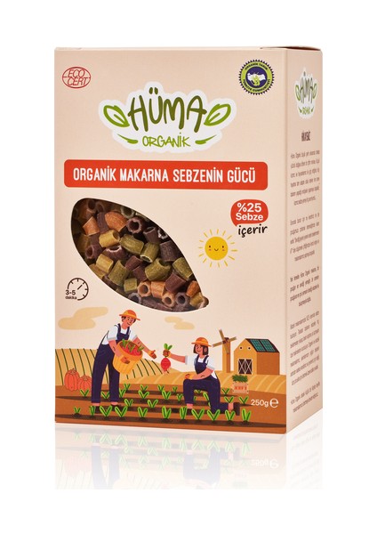 Organik Çocuk Makarnası Sebzenin Gücü 250 gr