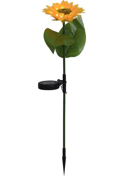 LED Güneş Ayçiçeği Lambası Çim Lambası Pastoral Açık Simülasyon Zemin Lambası Bahçe Lambası (Yurt Dışından)