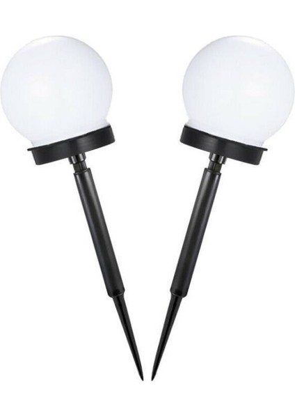 Güneş Fişi Ampul Lambası 10CM Top Lambası Açık Çim Lambası Dekoratif Bahçe Peyzaj Lambası (Yurt Dışından)