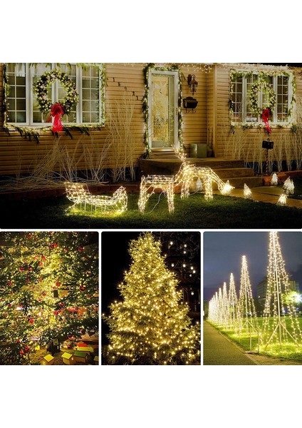 LED Işık Güneş Işığı Bakır Tel Işık Dize Açık Anti Bahçe Noel Tatili Dekorasyon (Yurt Dışından) fiyatları