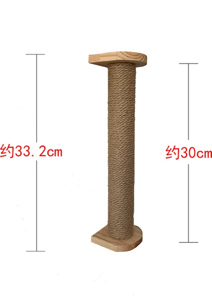 Kedi Kafesi Yan Asılı Kedi Tırmalama Sütunu Asılı Kedi Tırmanma Çerçeve Sütunu Kedi Oyuncak Pençe Öğütücü Asılı Kafes Sisal Sütun (Yurt Dışından)