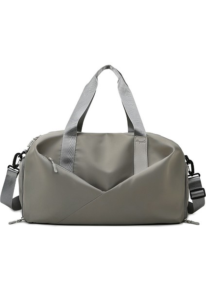 Spor Fitness Çantası Kadın Kuru ve Islak Ayırma Yoga Çantası Erkek El Küçük Bagaj Çantası Hafif Büyük Kapasiteli Kısa Mesafe Seyahat Çantası (Yurt Dışından)