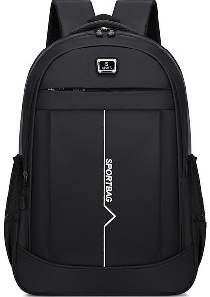 Yaz Banliyö Okul Çantası Erkek ve Kadın Açık Sırt Çantası Erkek Büyük Kapasiteli Seyahat Laptop Çantası Sırt Çantası (Yurt Dışından)