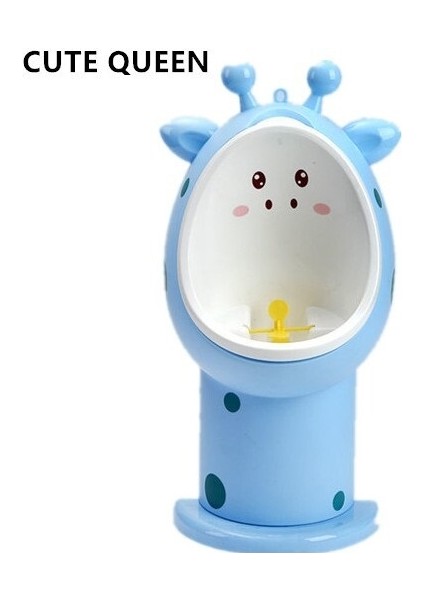 Cute Queen Sevimli Mavi Karikatür Lazımlık Rahat Konforlu Çıkabilir Hazneli Kapaklı Dünyanın En Kulanışlı Lazımlığı (Yurt Dışından)