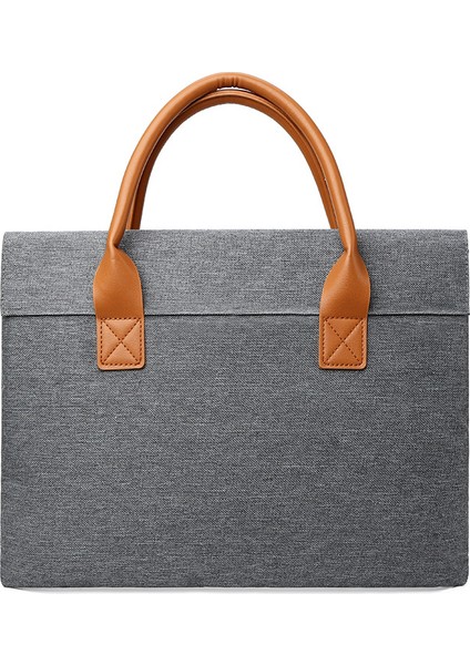 Laptop Çantası Darbeye Dayanıklı Basit 15.6 Inç Iş Taşınabilir Evrak Çantası (Yurt Dışından)