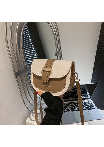Kadın Yeni Taşınabilir Omuz Messenger Çanta Moda Basit Eyer Çantası Kadın Çantası (Yurt Dışından) modelleri