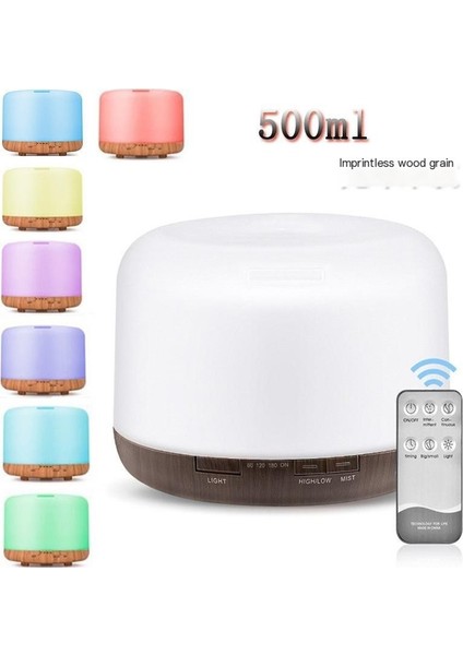 Ahşap Tahıl Nemlendirme Koku Makinesi Dilsiz Ultrasonik Ev Hava Nemlendirici (Yurt Dışından)