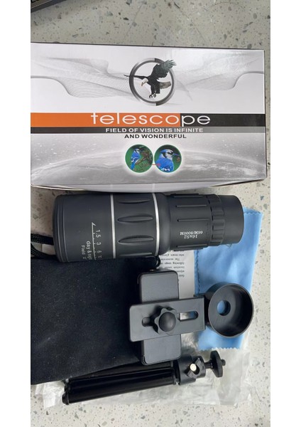 Monoküler Yüksek Çözünürlüklü Cep Telefonu Teleskopu 16X52 (Yurt Dışından) modelleri