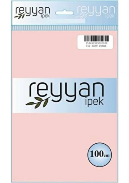 Düz Renk Poşetli Yazma 100 cm Soft Pembe 012