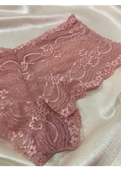 Sütyen Takımı,desteksiz Pembe Dantelli Sütyen Takımı ,sütyen Külot