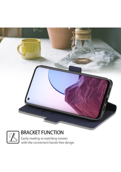 Kart Yuvası ile Samsung Galaxy A54 5g Deri Telefon Kılıfı Için Telefon Kılıfı (Yurt Dışından)