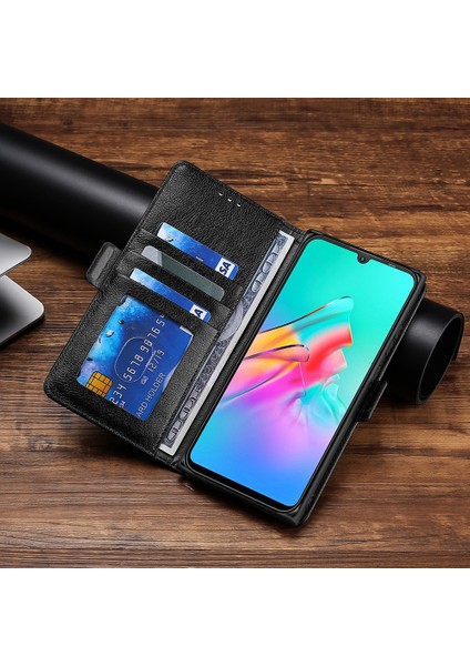Kart Yuvası ile Samsung Galaxy A54 5g Deri Telefon Kılıfı Için Telefon Kılıfı (Yurt Dışından)