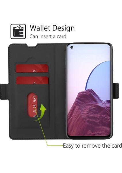 Samsung Galaxy A32 5G/M32 5g Kart Yuvalı Deri Telefon Kılıfı Için Telefon Kılıfı (Yurt Dışından)