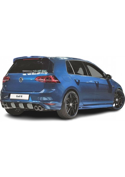 Volkswagen Golf 7 (2012-2016) Oettinger Style Arka Tampon - Eki (Plastik)