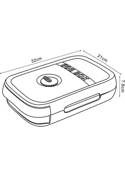 Ev Buzdolabı Taze Yumurta Kartonu Çekmecesi Kapaklı Mutfak Saklama Kutusu Istiflenebilir Haddeleme Yumurta Düzenleyici (Yurt Dışından) fırsatları