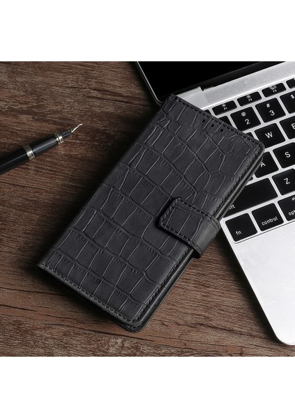 Kart Yuvası ile Iphone 13 Pro Max Deri Telefon Kılıfı Için Telefon Kılıfı (Yurt Dışından)