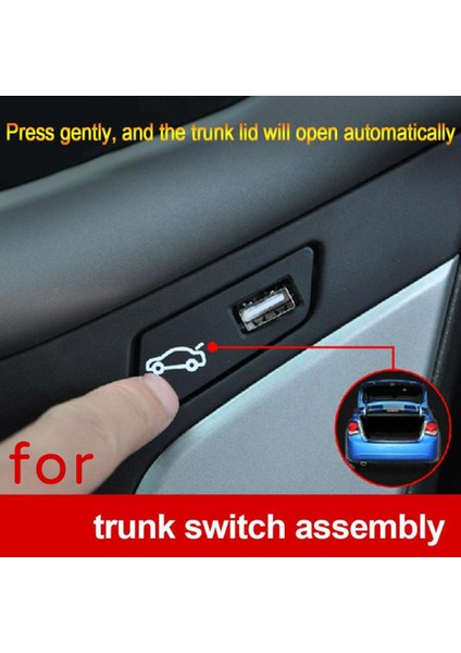Chevrolet Cruze 2009-2014 Için USB Bağlantı Noktası Montajı ile Araba Gövde Anahtarı Düğmesi Arka Bagaj Kapağı Açma/kapatma Düğmesi Güçlendirme (Yurt Dışından) fırsatları