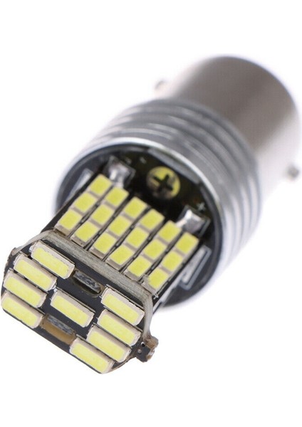 2x 1156LED Canbus 15 Smd BA15S P21W Yüksek Güçlü Beyaz 6000K Araba Fren Kuyruk Lambası (Yurt Dışından)