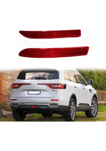 265657118R Araba Sol Arka Tampon Sisli Sis Park Yeri Uyarı Reflektör Renault Koleos Iı Mk2 2016-2020 Için Arka Lambalar (Yurt Dışından)