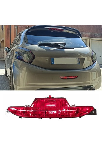 Peugeot 208 Hatchback 2012-2019 Için Ampul 9674308980 Olmadan Araba Arka Tampon Sis Lambası Park Reflektör Arka Lambaları (Yurt Dışından)