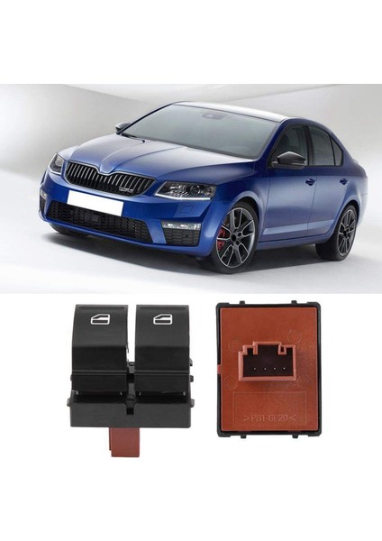 Elektrikli Cam Anahtarı Düğmesi 1Z0959858 Skoda Fabia 2 Octavia 1z Roomster Için Fit (Yurt Dışından)