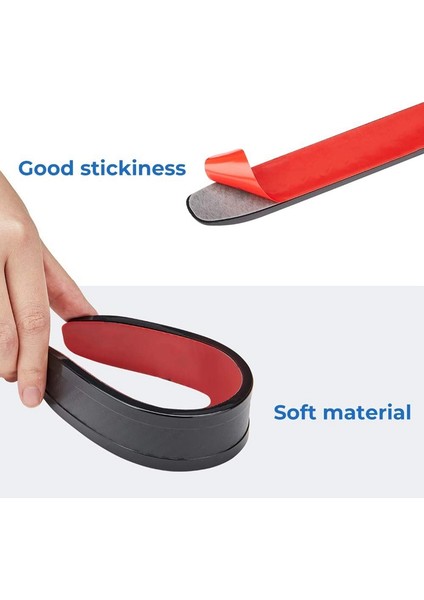 Araba Tampon Koruyucu Lastik Şeritler, Suv Mpv Için Karbon Fiber, 2 Parça (Yurt Dışından) indirimleri