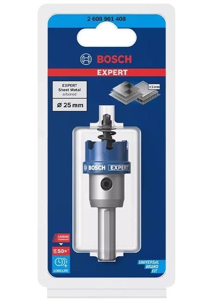 Expert 25 mm Elmaslı Inox Panç Adaptörlü 2608901408