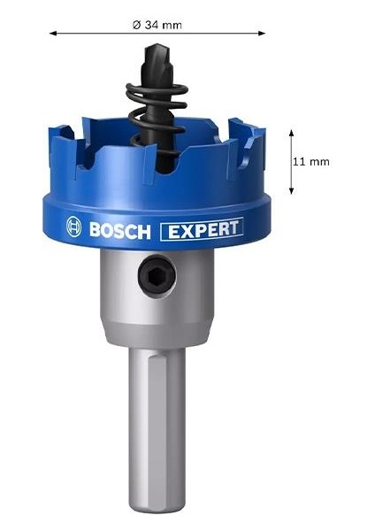 Expert 34 mm Elmaslı Inox Panç Adaptörlü 2608901417