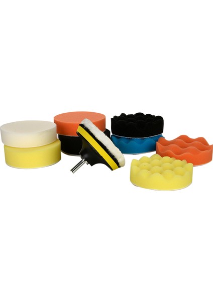 Pasta Cila Polisaj Sünger Pedi Seti 115MM Oto Parlatma 11 Parça