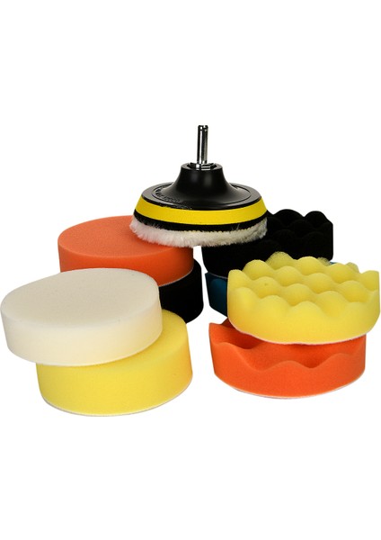 Pasta Cila Polisaj Sünger Pedi Seti 115MM Oto Parlatma 11 Parça fiyatları