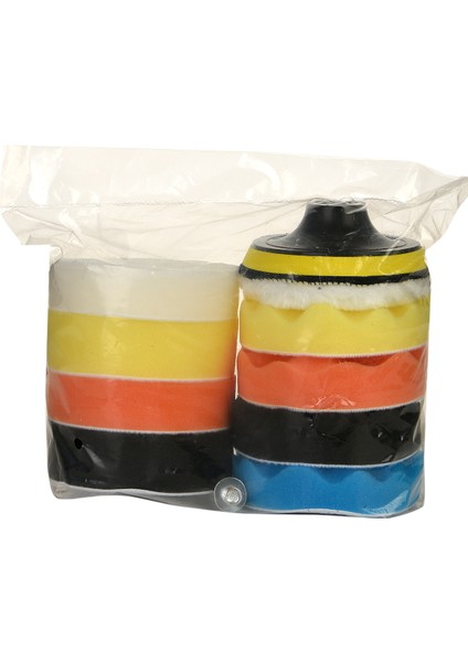 Pasta Cila Polisaj Sünger Pedi Seti 115MM Oto Parlatma 11 Parça modelleri