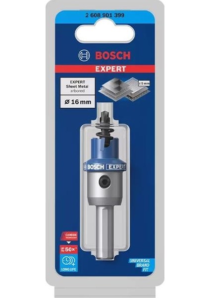 Expert 16 mm Elmaslı Inox Panç Adaptörlü 2608901399